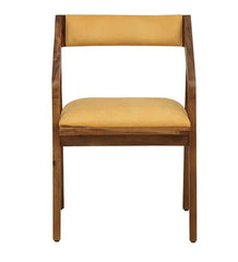 The Gileteen Solid Wood Armchair for Dining & Living Room Teak Wood