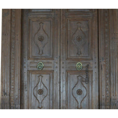 Indian Vintage Antique Hand Carved Reclaimed Teak Wood Door 88