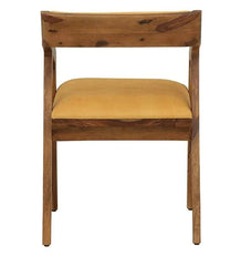 The Gileteen Solid Wood Armchair for Dining & Living Room Teak Wood