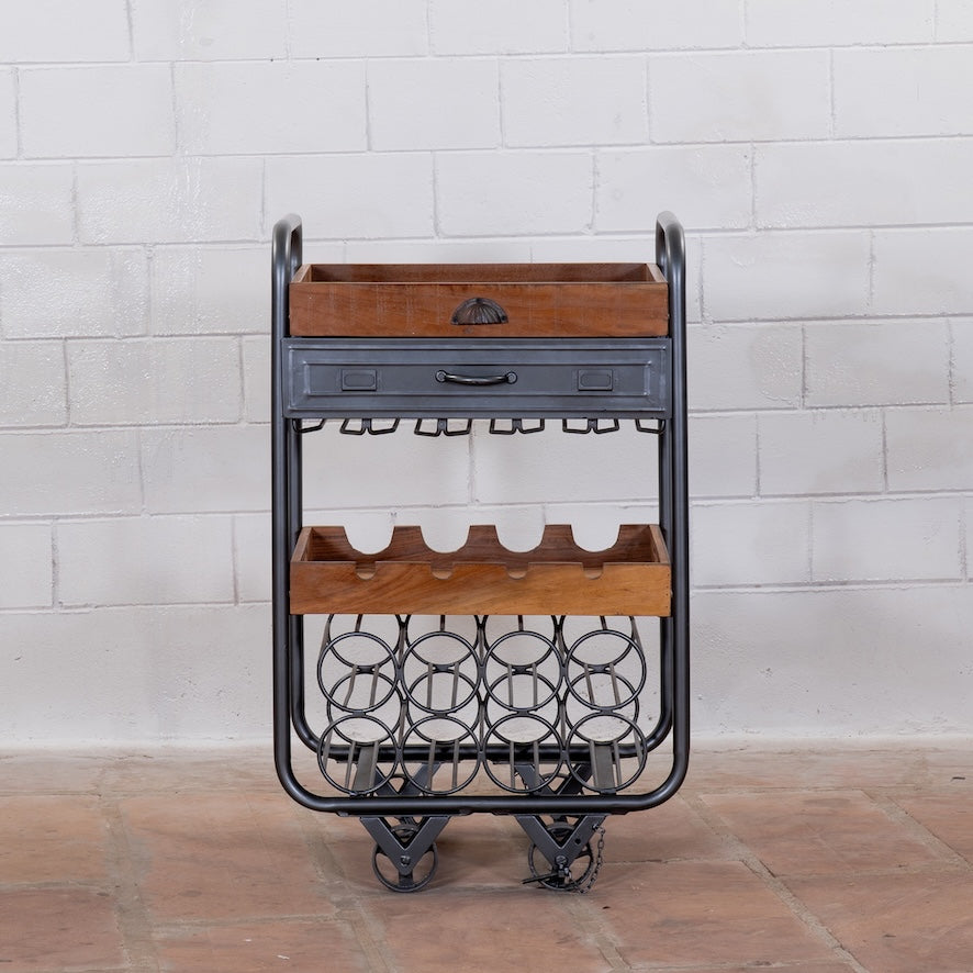 Miller Industrial Vintage Trolley Bar