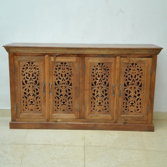 JALI Hand Carved solid wood Sideboard