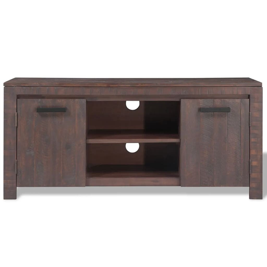 Avalon Solid wood 2 Door Tv Unit Brown 120cm