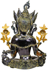 Indian Buddha Tibetan Buddhist Buddha In Brass Statue
