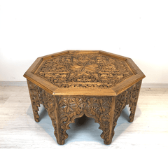 Indian Hand Carved Solid Wood Coffee Table C47