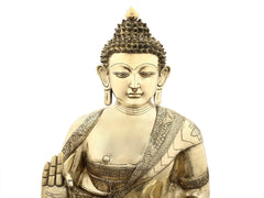 Indian Gautam Buddha Buddhist Buddha In Brass Statue