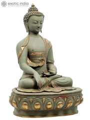 Indian Buddha Tibetan Buddhist Buddha In Brass Statue