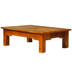 Avalon Handcrafted Rectangular Solid Wood Coffee Table Honey