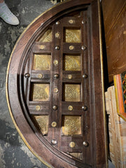 Antique Indian Brass Work Rajasthan Console Table