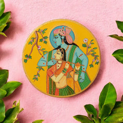 Traditional Rajasthani Hand Painted Wall Decor Plates 24