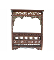 Hand Carved Solid Wood Tall Bar Counter 01
