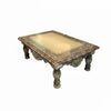 Indian Antique Hand Carved Solid Wood Coffee Table C132