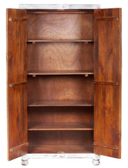 Indian Hand Carved Solid Wooden Cupboard Wardrobe D51