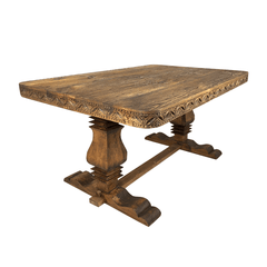 Indian Hand Carved Solid Wood Dining Table 11