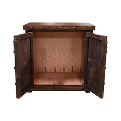 Indian Hand Carved Solid Wood Bathroom Vanity V19