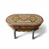 Indian Rajasthani Hand Painted Solid Wood Coffee Table C160