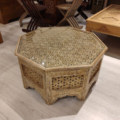 Indian Hand Carved Jali Solid Wood Coffee Table C21