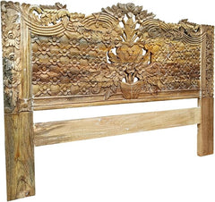 Hand Carved King Size Bed Headboard Bed Head H1