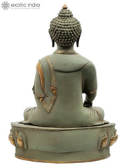 Indian Buddha Tibetan Buddhist Buddha In Brass Statue