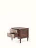 Indian Hand Carved Solid Wood Inlay Bedside Table 75