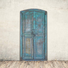 Indian Vintage Antique Hand Carved Reclaimed Teak Wood Door 90