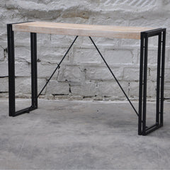 Barn wood Industrial Console Table