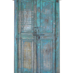 Indian Vintage Antique Hand Carved Reclaimed Teak Wood Door 90