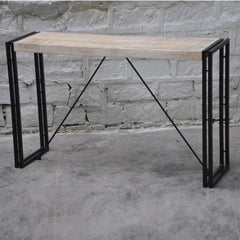 Barn wood Industrial Console Table