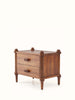 Indian Hand Carved Solid Wood Bedside Table 76