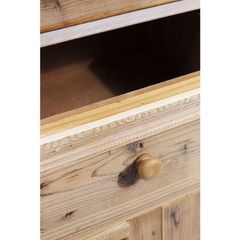 The Attic Duns Wooden Chest of Drawer White