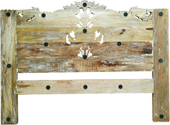Hand Carved King Size Bed Headboard Bed Head H1