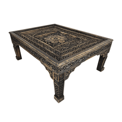 Indian Hand Carved Solid Wood Coffee Table C49