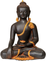 Indian Lord Buddha Tibetan Buddhist Buddha In Brass Statue