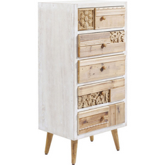 The Attic Duns Wooden Chest of Drawer White