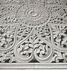 Hand Carved King Size Bed Headboard Bed Head H2