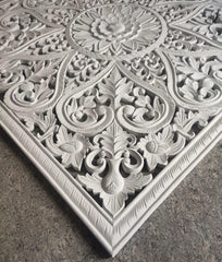 Hand Carved King Size Bed Headboard Bed Head H2