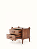 Indian Hand Carved Solid Wood Bedside Table 76