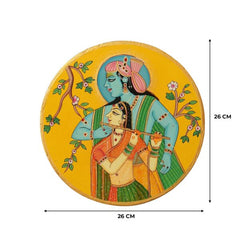 Traditional Rajasthani Hand Painted Wall Decor Plates 24