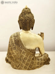 Indian Buddha Tibetan Buddhist Buddha In Brass Statue