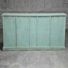 Jali Carved Solid wood Sideboard TURQUOISE