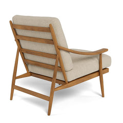 The Gileteen Wooden Fabric Arm Chair for Living Room