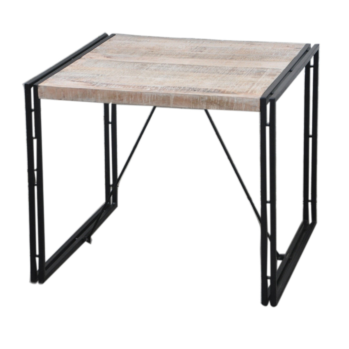 BARN wood Industrial Square Dining Table