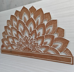 Hand Carved King Size Bed Headboard Bed Head H3