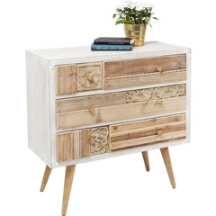 The Attic Duns Wooden Chest of Drawer Natural