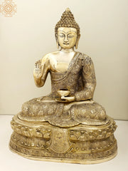 Indian Lord Gautam Buddha Tibetan Buddhist Buddha In Brass Statue