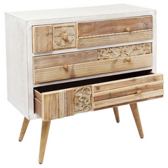 The Attic Duns Wooden Chest of Drawer Natural