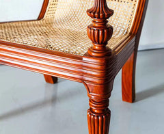 The Gileteen Wooden Antique Style Arm Chair for Dining & Living Room