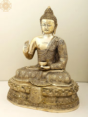 Indian Lord Gautam Buddha Tibetan Buddhist Buddha In Brass Statue