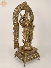 Indian Lord Vishnu Handmade Brass Statue