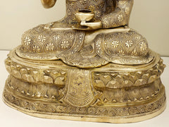 Indian Lord Gautam Buddha Tibetan Buddhist Buddha In Brass Statue