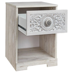 Indian Hand Carved  Solid Wood Bedside Table   23
